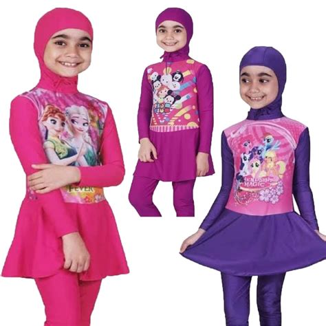 baju renang anak perempuan muslim dengan celana panjang